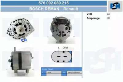 CV PSH 576002080215 -  Генератор